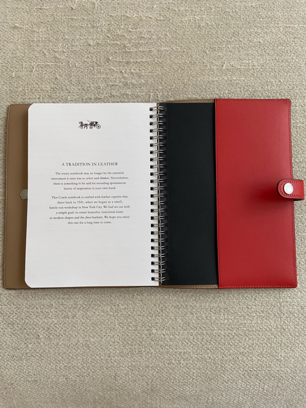 Coach Notebook - Striped - Picture 7 of 7